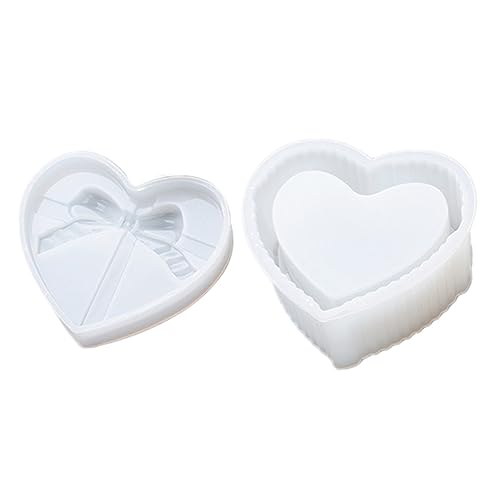 HOODANCOS 1 Set Box Untersetzer Schmuckplatte Schmuckstück Tablett De Para Gelatinas Schmuck Handwerk Form Für Seife Hand Schmuck DIY Silikon Weiß von HOODANCOS