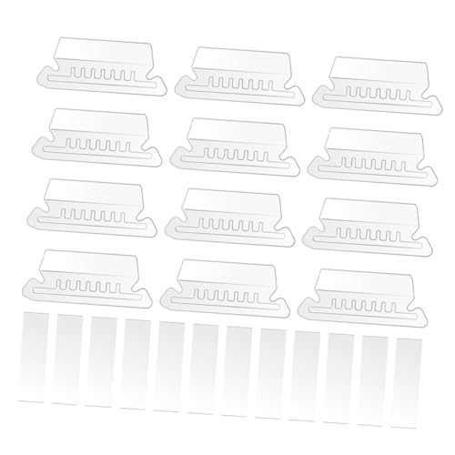 HOODANCOS 1 Set Etikettenhalter Aktenschrank Ordner Register Kleine Namensschilder Aktenetiketten Für Hängemappen Bürobedarf Hängeregistereinsätze Hängeregister Ordner Pvc von HOODANCOS