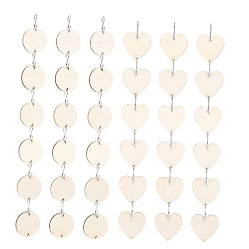 HOODANCOS 1 Set Holzausschnitte Wand Hängende Plaques DIY Holzsaite Home Decoration von HOODANCOS