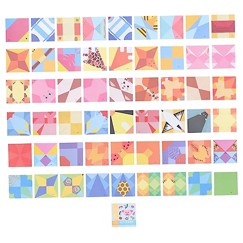 HOODANCOS 1 Set Kinder Origami Paper Easy Fold Origami Papier Zarte Origami Papier von HOODANCOS