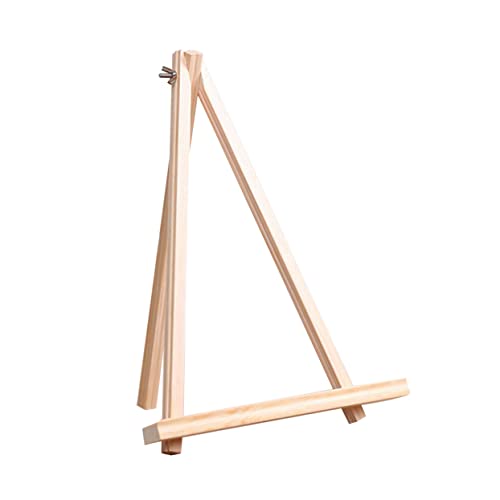 HOODANCOS 1 Stück Gemäldehalterständer tripod terassenliege Mini-Staffeleien Fotoständer für Bilder tischdeckenklammern Stativhalter aus Holz Zubehör für Fotorahmenhalter aus Holz Hölzern von HOODANCOS