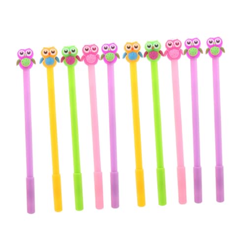 HOODANCOS 10 Stk Stift Unterschreiben Schöne Gelstifte Kugelschreiber Mit Kugelschreiber Textmarker Rollerstift Schreibwaren Stift Cartoon-tintengelstift Schreibender Gelstift Plastik von HOODANCOS