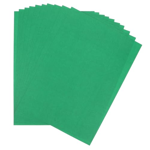 HOODANCOS 10 Stück grüner Karton Scrapbooking-Papier Karten Basteln Karten für Feiern Geschenkkarten Papier Kartenherstellung machen buntes Druckerpapier Kartonpapier, farbiges Papier Green von HOODANCOS