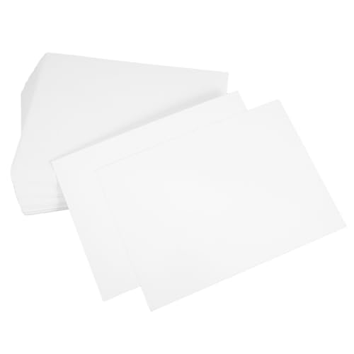 HOODANCOS 100 Blatt Fotopapier Fotopapier Dicker Posterkarton Schaumstoff Farbige Notizblöcke Handstickunterlage Abreißstabilisator Nagelfarbenmischpapier Drucker von HOODANCOS