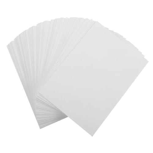 HOODANCOS 100 Blatt Papier Imaging Zubehör Fotopapier Für Den Farbdruck Glänzendes Druckpapier Fotodruckpapier Weiß von HOODANCOS