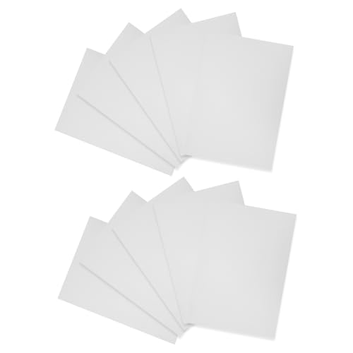 HOODANCOS 100 Blatt Selbstklebendes Etikettenpapier Aufkleberetiketten Transparentes, Bedruckbares Vinyl-aufkleberpapier Aufkleberpapier Für Drucker Selbstklebendes Kupferplattenpapier von HOODANCOS