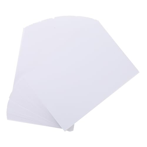 HOODANCOS 100 Blatt beschichtetes Papier nützliche Fotopapiere digitales Farbdruckpapier Druckmaschinenpapier kreatives Drucken von Fotopapieren A5 Druckpapier Beschichtetes Basispapier Weiß von HOODANCOS