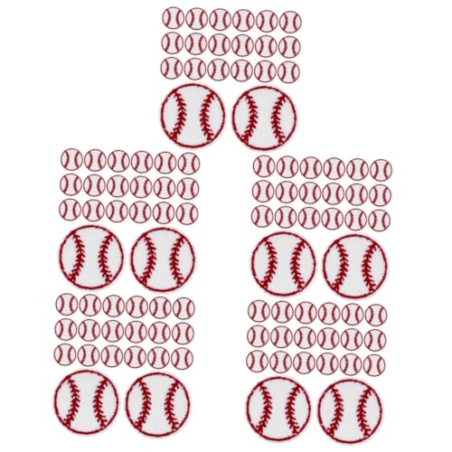 HOODANCOS 100 Stk Handbuchzubehör Dekorative Kleiderflicken Kleidungsflecken Für Den Täglichen Gebrauch Kompakte Baseball-patches Abriebfeste Kleidungsflicken Mantelflicken Handtuchstickerei von HOODANCOS