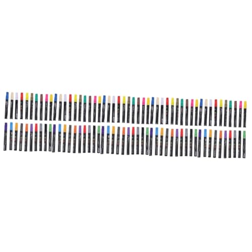 HOODANCOS 100 Stk Schnell Trocknender Lackstift Metallic-farbmarker Malstifte Für Acrylfarben-marker Marker Für Leinwandfarbe Graffiti-marker Farbmarkierungsstifte Tinte Auf Ölbasis von HOODANCOS