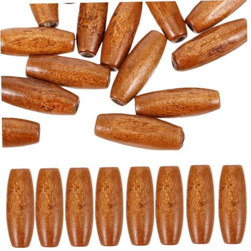 HOODANCOS 100 Stück Ovale Holzperlen Weihnachts-Bastelperlen ovale Formbohnenperlen Abstandsperlen für Halskette unfertige Holzperlen Abstandsperlen für Armband Abstandsperlen aus Holz Brown HOODANCOS 100 Stück Ovale Holzperlen Weihnachts-Bastelperlen ovale Formbohnenperlen Abstandsperlen für Halskette unfertige Holzperlen Abstandsperlen für Armband Abstandsperlen aus Holz Brown von HOODANCOS