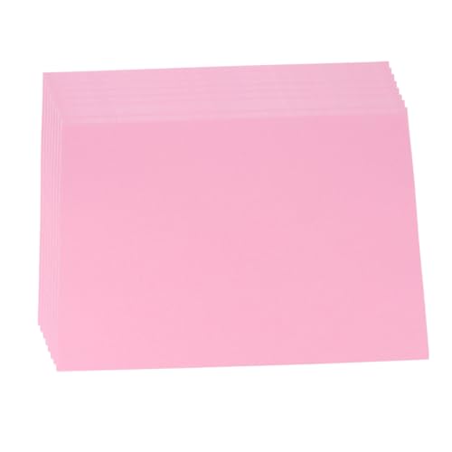 HOODANCOS 100St faltbares papier selber machen A4 bedruckbares Papier Aufkleberdruckerpapier bedruckbares Aufkleberpapier Millimeterpapier drucken Pastellpapier A4 Kopierpapier Rosa von HOODANCOS