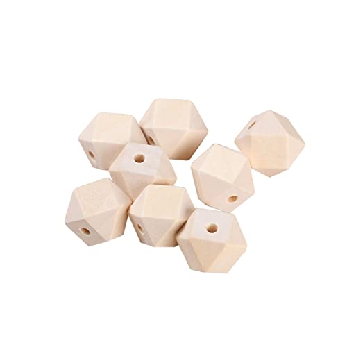 HOODANCOS 100Stücke Unbehandelte Natürliche Holzperlen Achteckig DIY Abstandsperlen für Schmuckherstellung Bastelprojekte und Armbänder HOODANCOS 100Stücke Unbehandelte Natürliche Holzperlen Achteckig DIY Abstandsperlen für Schmuckherstellung Bastelprojekte und Armbänder von HOODANCOS
