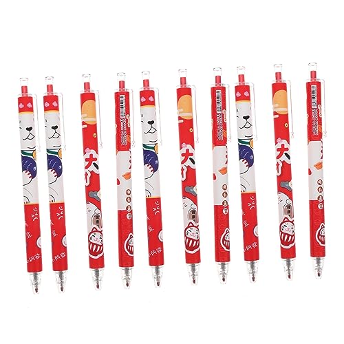 HOODANCOS 10St Gelstift drücken Gelstifte für Kinder Druckstifte Rollstifte studentisches Briefpapier süßer Stift gel schreibstifte gel ink pen wachsstifte Kugelschreiber Druck-Gel-Stift Abs von HOODANCOS