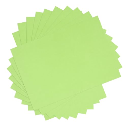 HOODANCOS 10St Kartenvorrat kartonpapier dickes papier Bastelkarton Bastelpapier für Weihnachtsfarben aus Tonpapier Schrottbuchpapier Weihnachtsfarbener Karton dickes Baupapier Green von HOODANCOS