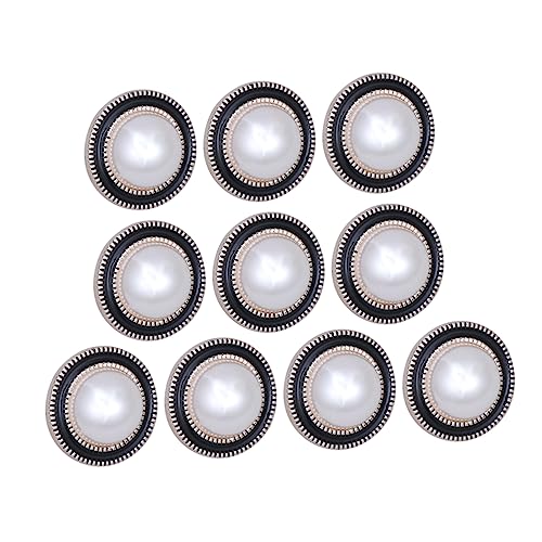 HOODANCOS 10St runder Knopf Jeansknöpfe Botone Perlenknöpfe ohne Nähen Knopf für Mantelkleidung Broschen buttons for jeans perlmuttknöpfe Knöpfe für Jeans knöpfe selber nähen Kleiderschmuck von HOODANCOS