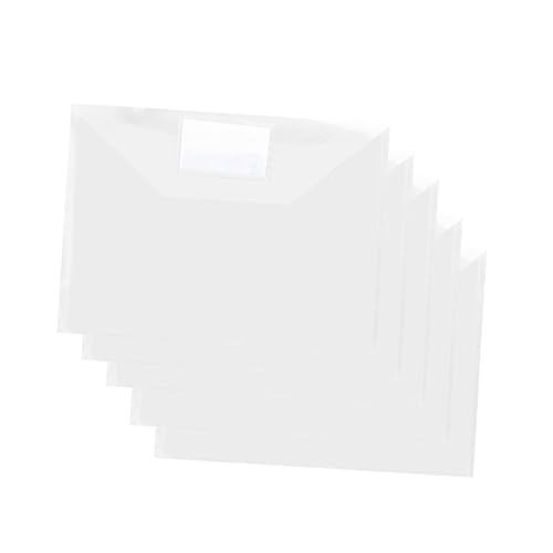 HOODANCOS 10Stücke Dokumentenmappe Transparente Dokumententaschen mit Druckknopf Reißfest für Büro und Schule Hält Wichtige Unterlagen Sicher Organisiert HOODANCOS 10Stücke Dokumentenmappe Transparente Dokumententaschen mit Druckknopf Reißfest für Büro und Schule Hält Wichtige Unterlagen Sicher Organisiert von HOODANCOS
