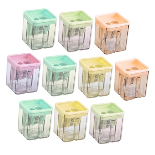 HOODANCOS 12St Bleistiftspitzer Mini-Anspitzer für Bleistifte Schüler manuelle Kawaii bleistift anspitzer bleistiftanspitzer sharpener kleine handspitzer Schülerbedarf Metall von HOODANCOS