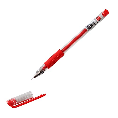 HOODANCOS 12St Gel-Kugelschreiber gelstifte gel schreibstifte durchschreibepapier gel roller pen gel ink pen paper tig kugelschreibermine bescherung kugleschreiber ballpoint pen rot von HOODANCOS