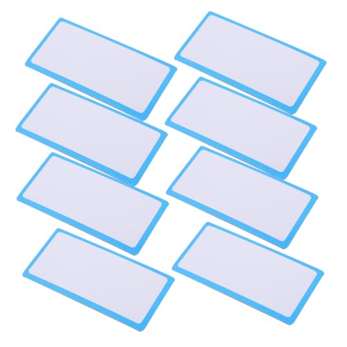 HOODANCOS 12st Magnetische Blanko-etiketten Magnetische Namensschilder Magnetetiketten Für Klassenzimmer Namensschildhalter Magnetetiketten Für Whiteboards Weich Magnetisch Blue von HOODANCOS