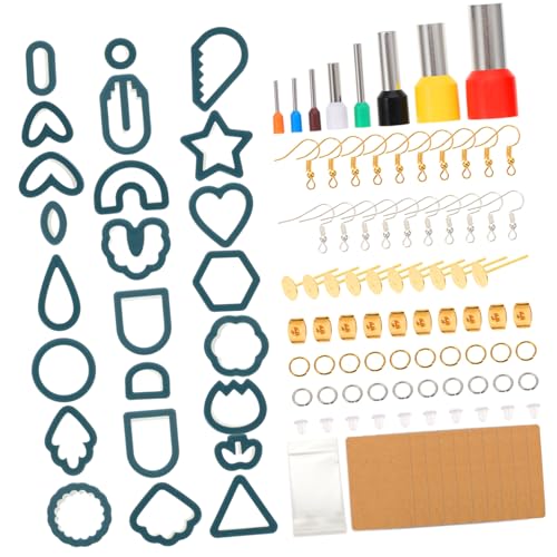 HOODANCOS 142 Teiliges Set Aus Polymer Ton Ausstechformen Für Ohrringe DIY Schmuck Bastelwerkzeug Zur Individuellen Gestaltung Von Einzigartigen Tonohrringen von HOODANCOS