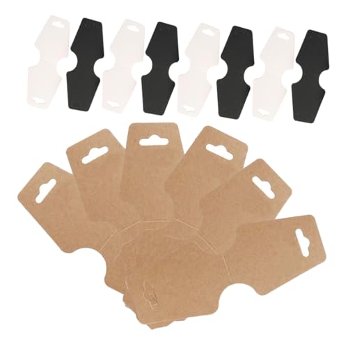 HOODANCOS Schmuckverpackung Für Unternehmen 150 Stück Displaykarten Für Halsketten Blanko Armbandkarten Klapphalter von HOODANCOS