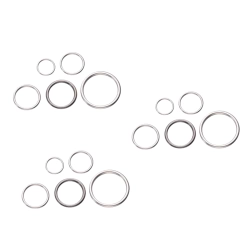 HOODANCOS 150 Teiliges Schmuckzubehör Set Geschlossene Biegeringe Schmuckherstellung Ring Set Ringe Für Charms DIY Runde Ringe Schmuck Runde Ringe Schmuck Sprungkreise von HOODANCOS