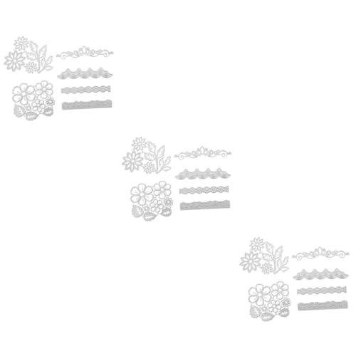 HOODANCOS 18 Stk Blütenblatt Messer Form Stanzformen Schimmel Blumen-stanzformen Handwerk Stanzformen Stanzschablonen 3d-stanzschablone Prägeschablonen Stanzformen Schablone Kohlenstoffstahl von HOODANCOS