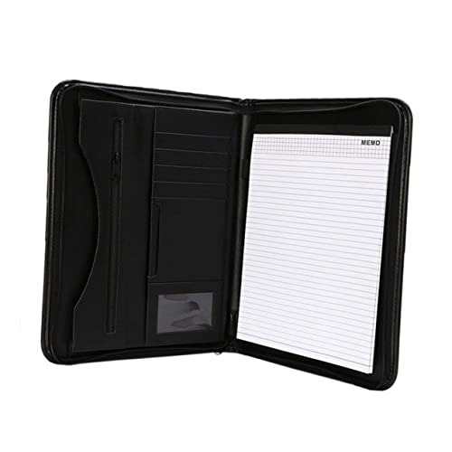 HOODANCOS 1Stk Aufbewahrungstasche fürs Büro Klemm-Fotoständer-Display Business Padfolio Notizblock a4 Ordner besprechungsmappe aufbewahrungssack Datendateiordner Tagungsbericht Ordner Black von HOODANCOS