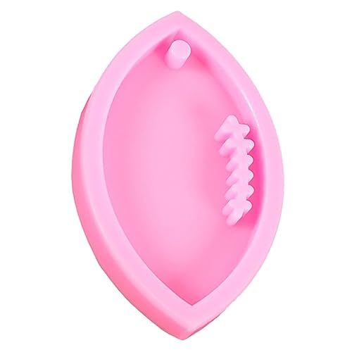 HOODANCOS 1Stück Silikonform Für DIY Schlüsselanhänger Oval Handgemachte Kristallkleber Anhängerform Rosa Silikon Gießform Für Kreative Bastelprojekte von HOODANCOS