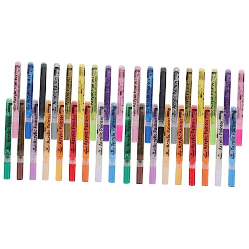 HOODANCOS 2 Kisten Acrylpinsel Kinder Malen Marker Graffiti-stift Graffiti-marker Pinselstift Kunst Zeichnung Kunstfarbe Marker Farbstifte Farbmarkierungen Marker Für Kinder Textmarker von HOODANCOS