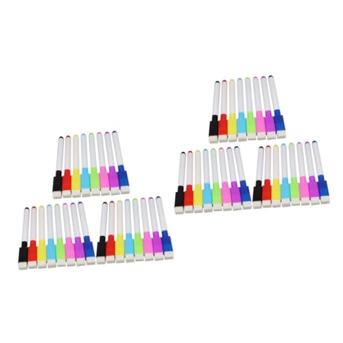 HOODANCOS 2 Sätze À 24 Stück magnetischer Markierungsstift bunte Magnetmarker Markierungen Whiteboard-Marker schreibutensilien tablettstift magnetische Markierung Farbmarkierung Scheibe von HOODANCOS