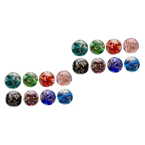 HOODANCOS 2 Sätze Diy-abstandsperlen Schmuckperlen Beads for Jewellery Farbige Perlen Edelsteinperlen Kette Perlen Glasperlen Perle Zur Schmuckherstellung Schmuckteile Perle 8 Stück * 2 von HOODANCOS