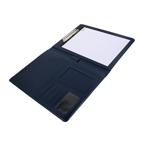 HOODANCOS 2 Stk Multifunktion Aler Aufbewahrung Clip Portfolio-dokument-organizer Dokumentenkarten-portfolio-ordner Tape Dispenser Schreibtisch Niedlich Expandierender Dateiordner Blue Pu von HOODANCOS