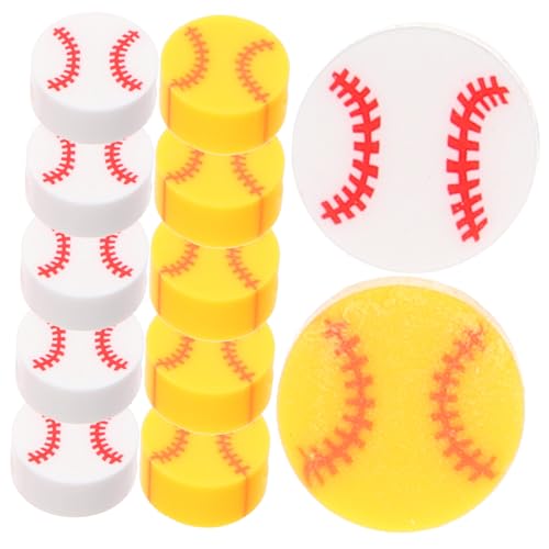 HOODANCOS 200st Baseball-ton Basketball-perlen Runde Abstandsperlen Fußballperlen Sportperlen Softball-fußball-perlenanhänger Baseballperlen Für Die Schmuckherstellung Perlensets Polymer-ton von HOODANCOS