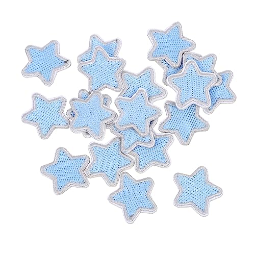 HOODANCOS 20st Pentagramm-patch Kleidung Patch-dekor Klebepflaster Klein Jackenflicken Patches Nähen Stern-nähpatch Flicken Für Kleidung Dekorative Aufnäher Für Kleidung Blue Polyester von HOODANCOS