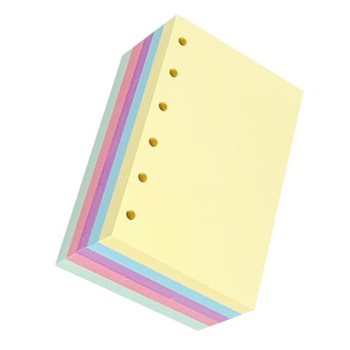 HOODANCOS 250 6 Ringbuch Seitenteiler Mini Binder Clips Laschen Für Notizbücher Mini Etiketten Nachfüllbarer Planer 6 Ringbuch Einsätze Schreib Und Löschordner Trennblätter Aus von HOODANCOS