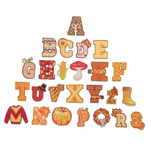 HOODANCOS 26 Stück Buchstaben-Patch Brief Alphabet gestickte Aufnäher nähen Flicken für Kleidung Stickerei-Patch mit Herbstmotiv Buchstaben aus Stoff Buchstaben aufbügeln Polyester HOODANCOS 26 Stück Buchstaben-Patch Brief Alphabet gestickte Aufnäher nähen Flicken für Kleidung Stickerei-Patch mit Herbstmotiv Buchstaben aus Stoff Buchstaben aufbügeln Polyester von HOODANCOS