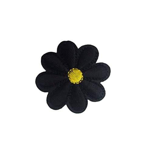 HOODANCOS 26er Set Aufnäher Sonnenblumen Bügelbilder Patches Für DIY Bastelprojekte Jeans Jacken Und Taschen Zufällige Farben Bestickte Applikationen Für Kinderbekleidung von HOODANCOS