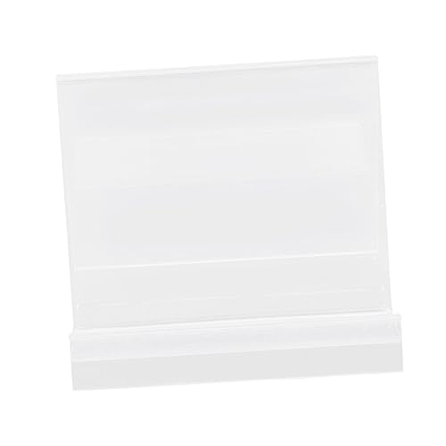 HOODANCOS 2st Transparentes Bücherregal Tisch-buchstütze Inhaber Eines Plattenständers Zeitschriftenständer Ständer Für Buch Zeigen Schallplattenhalter Desktop-staffelei Lehrbuchhalter Acryl von HOODANCOS