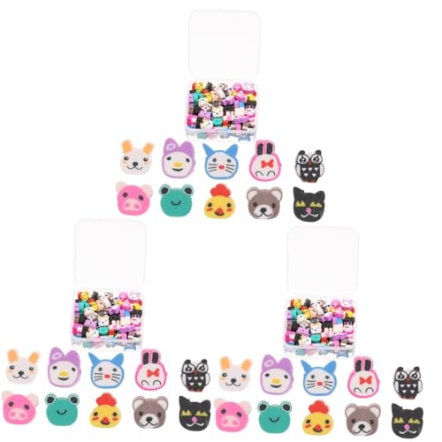 HOODANCOS 3 Boxen Weicher Keramik -Perlenschmuck für Polymer Miniatur Party Herstellung Reiz DIY -Schmuckzubehör Abstandshalter lose Perlen Spacer Perlen Cartoon lose Perlen HOODANCOS 3 Boxen Weicher Keramik -Perlenschmuck für Polymer Miniatur Party Herstellung Reiz DIY -Schmuckzubehör Abstandshalter lose Perlen Spacer Perlen Cartoon lose Perlen von HOODANCOS