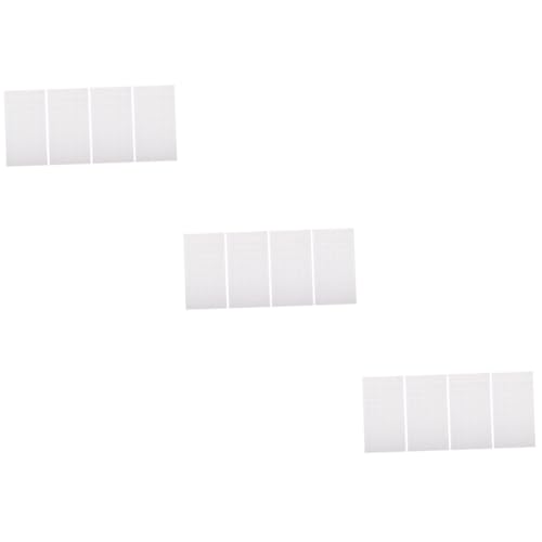 HOODANCOS 3 Sätze Doppelseitiges Klebeband Double Sided Tape Klebeband Doppelseitig Klare Klebrige Paste Klebrige Runde Punkte Punktband Doppelklebeband Klebepunkte Acryl Weiß 200 Stück * 3 von HOODANCOS