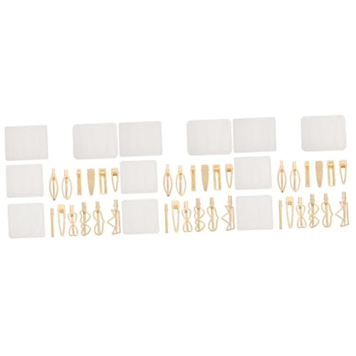 HOODANCOS 3 Sätze Haarnadel-Form-Set Gießen von Haarnadeln DIY-Kunstform DIY haare epoxitharzformen expozitharz form haarschmuck Hersteller von Haarspangen Haarnadeln selber machen Legierung von HOODANCOS