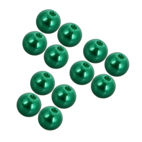 HOODANCOS 3 Sätze Nachahmungsperle Lose Perlen Schlüsselanhänger Diy Ohrringe Perlen Schmuck Diy Zubehör Schmuckperle Schmuck Diy Perlen Armbandanhänger Green Abs-material 300 Stück * 3 von HOODANCOS