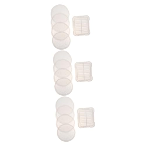 HOODANCOS 3 Sets Epoxidharz Form Untersetzer Heimdekoration Lustiges DIY Bastelwerkzeug DIY Teetasse Matte Für Gelatine DIY Zubehör Kristalle Dekor Heimakzente Dekor Handdekor von HOODANCOS