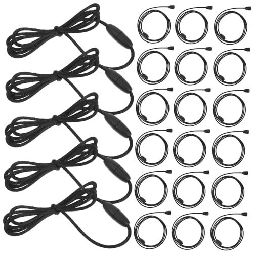 HOODANCOS 30 Sets Abnehmbare Halsketten Lanyard Lanyards Perlenarmband Halsketten Kordel Lanyard Kit Seil Halskette Für Männer Perlenschnur Clips Lanyard Sicherheits Abreißverschluss von HOODANCOS