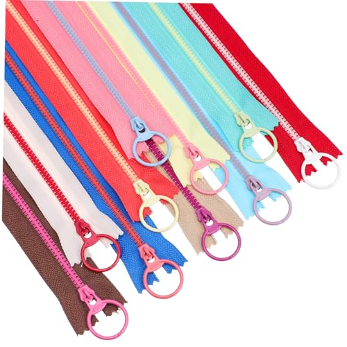 HOODANCOS 30 Stk Farbige Reißverschlusskette handbag zippers sewing zippers Reißverschlüsse Masse Reißverschlüsse für Taschen und Geldbörsen Reißverschlussstreifen trennender Reißverschluss von HOODANCOS