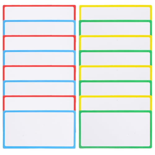 HOODANCOS 36 Stück Leere Namensschilder Trocken Abwischbar Magnetische Namensschilder Wiederverwendbare Namensschilder Magnetische Namensschilder Trocken Abwischbare Etiketten von HOODANCOS