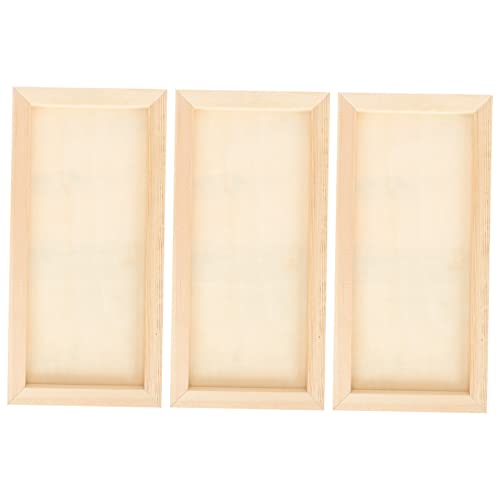 HOODANCOS 3pcs Tonmalerei Frames Clay Sculpting Frames Pottery Clay DIY Holzrahmen von HOODANCOS