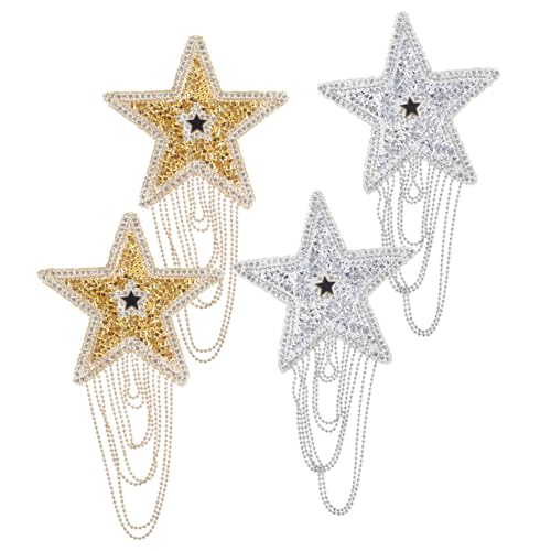 HOODANCOS 4 Stück Dekorative Eisenflecken Patch Dekoration Verzierungen Perlen Kompakte Hutaufnäher Abriebfeste Fellflecken Abriebfeste Kleidungsflicken Strasssteine HOODANCOS 4 Stück Dekorative Eisenflecken Patch Dekoration Verzierungen Perlen Kompakte Hutaufnäher Abriebfeste Fellflecken Abriebfeste Kleidungsflicken Strasssteine von HOODANCOS