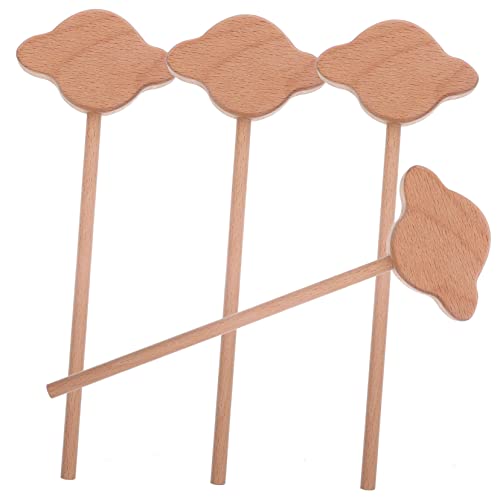 HOODANCOS 4 Stück Log-fee-stick Feenstäbe Zauberstab Selber Machen Kinder Diy Feen Stöcke Spielzeug Kinder Spielsets Zauberstab Für Kinder Leere Feenstöcke Cosplay-fee-sticks Feenstab Holz von HOODANCOS